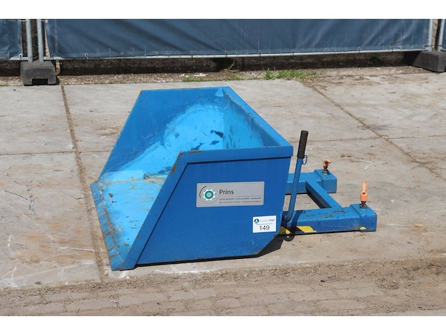 Schepbak prins voor heftruck 125x75cm - afbeelding 1 van  1