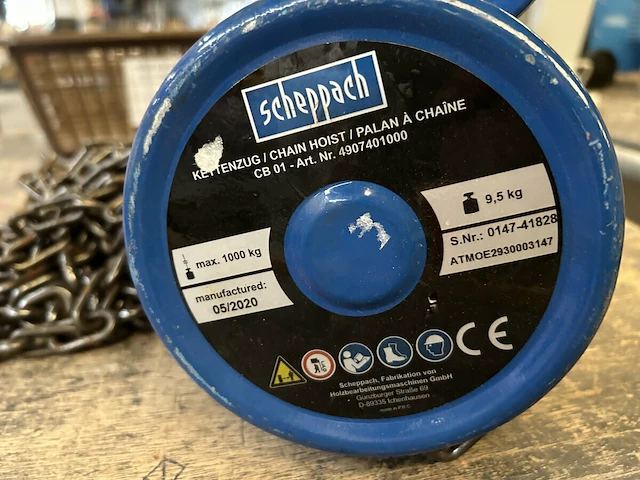 Scheppach handmatige takel - afbeelding 3 van  5