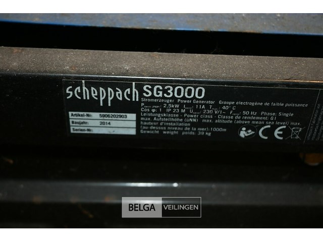 Scheppach stroomgenerator - afbeelding 4 van  5