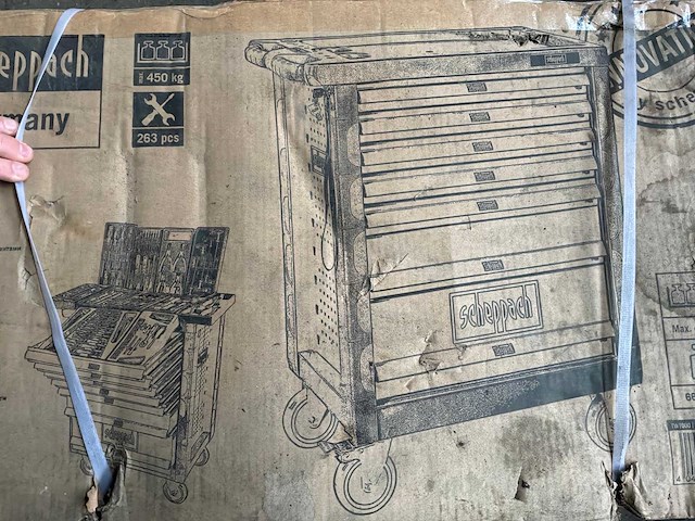 Scheppach tw1000 gereedschapswagen - afbeelding 3 van  5