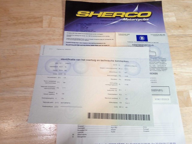 Scherco - en 300 - motorfiets - afbeelding 7 van  7