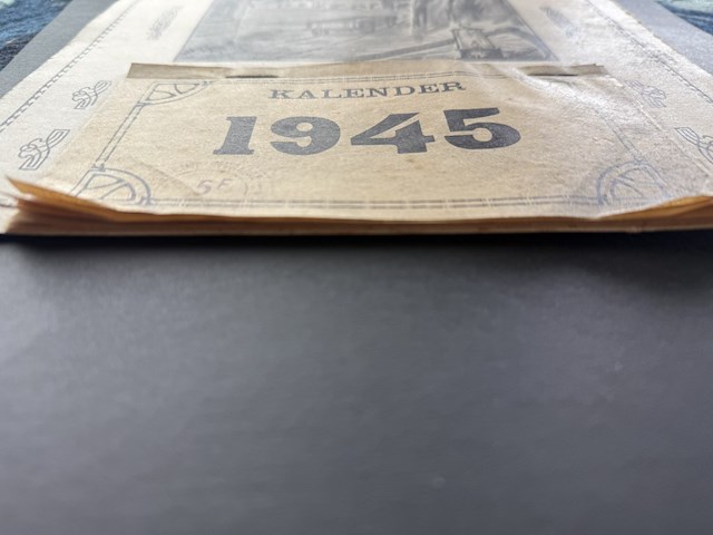 Scheurkalender der mijnwerkers 1945 (intact) - afbeelding 5 van  5