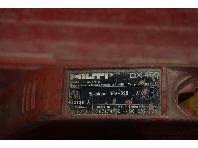 Schiethamer hilti dx460 - afbeelding 2 van  2