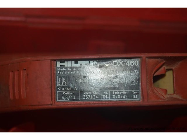 Schiethamer hilti dx462 - afbeelding 2 van  2