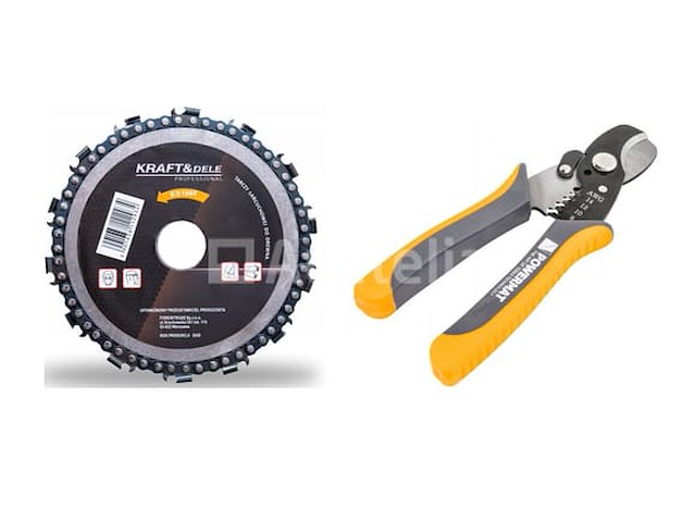 Schijf met kettingzaagketting 125 mm 22,2 mm, knip- en striptang - afbeelding 1 van  1