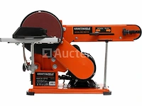 Schijfriemschuurmachine 600w 1450 rpm kraft&dele - afbeelding 4 van  4