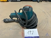 Schijfschuurmachine makita gv5000, 220 v, 125 mm schijfdiameter.
