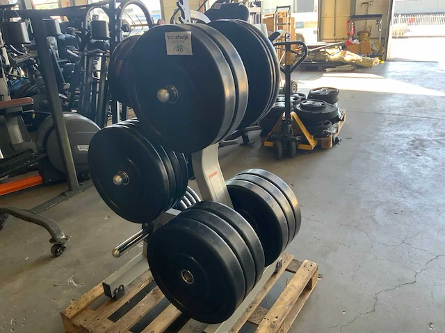 Schijven 50 mm 9x20;10x10kg krachtstation - afbeelding 3 van  7