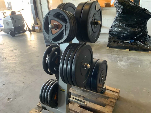 Schijven 50 mm 9x20;10x10kg krachtstation - afbeelding 4 van  7