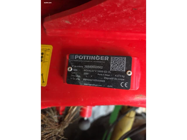 Schijvenmaaier pöttinger 3880 novacat v 10000 ed collector - afbeelding 13 van  16