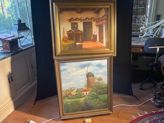 Schilderij (2x) - afbeelding 1 van  5