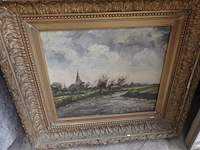 Schilderij 60/65 gesigneerd - afbeelding 1 van  3