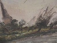 Schilderij 60/65 gesigneerd - afbeelding 3 van  3