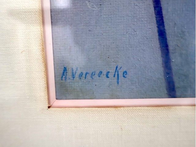 Schilderij a. vereecke - afbeelding 4 van  5
