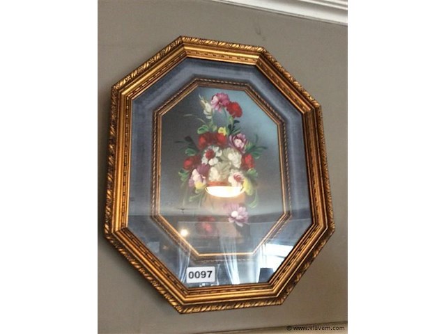 Schilderij achter glas - afbeelding 1 van  2
