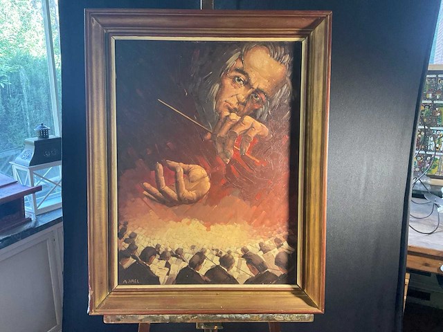 Schilderij beethoven - afbeelding 1 van  2