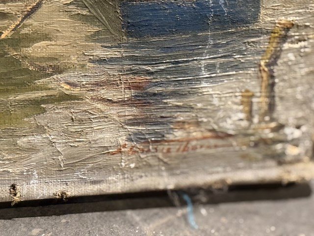 Schilderij (beschadigd) - afbeelding 2 van  3