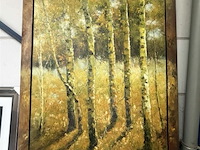 Schilderij bomen