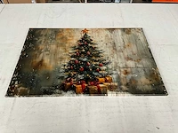 Schilderij canvas kerstboom