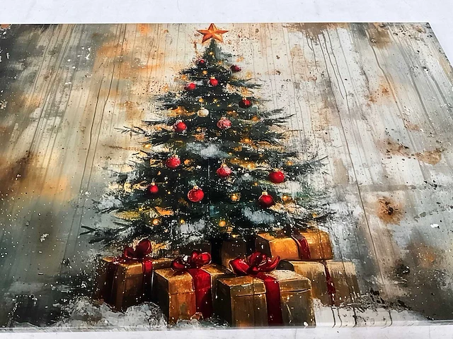 Schilderij canvas kerstboom - afbeelding 2 van  3