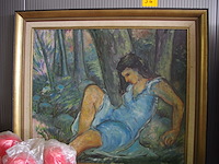 Schilderij dame - afbeelding 1 van  3