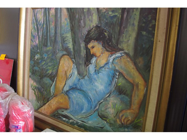 Schilderij dame - afbeelding 2 van  3