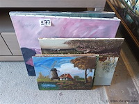 Schilderij doeken. 5 stuks - afbeelding 1 van  5