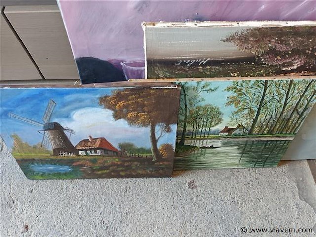 Schilderij doeken. 5 stuks - afbeelding 2 van  5