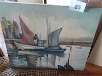 Schilderij en 2 etsen - afbeelding 4 van  5