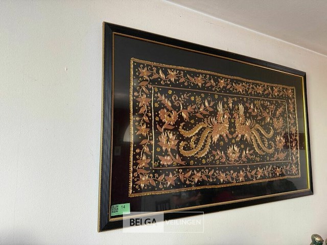 Schilderij etnisch huwelijksgeschenk - afbeelding 2 van  3