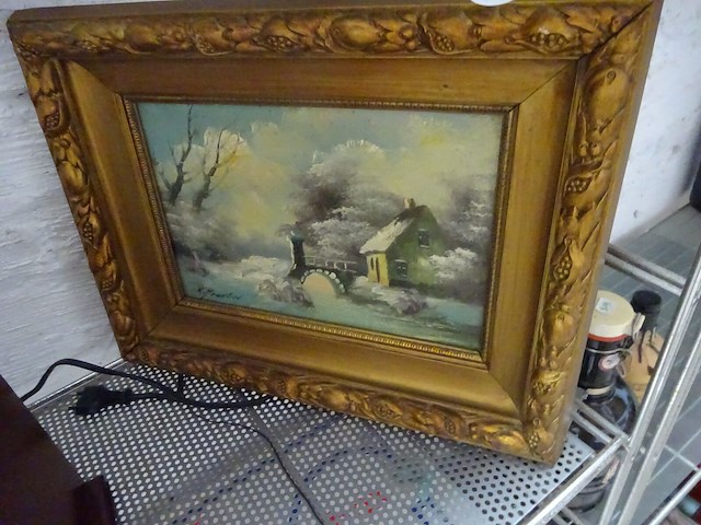 Schilderij geteken moulin? - afbeelding 1 van  2