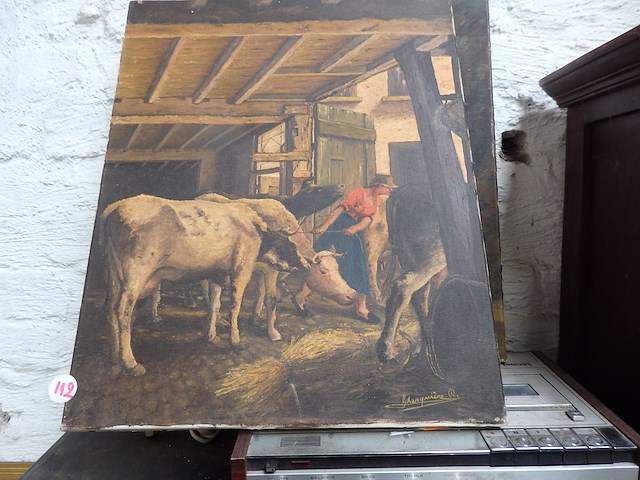 Schilderij getekend - afbeelding 1 van  3