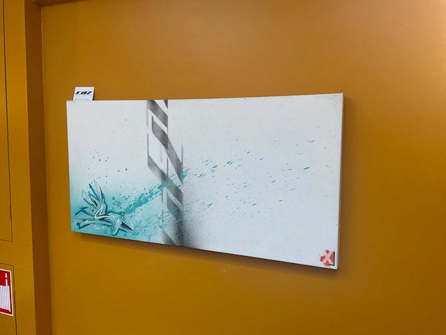 Schilderij (graffiti) (2x) - afbeelding 1 van  4