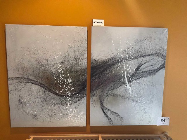 Schilderij (graffiti) (2x) - afbeelding 2 van  2