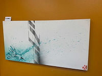 Schilderij (graffiti) (2x) - afbeelding 2 van  4