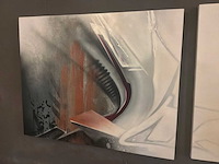 Schilderij (grafitti) (2x) - afbeelding 2 van  3