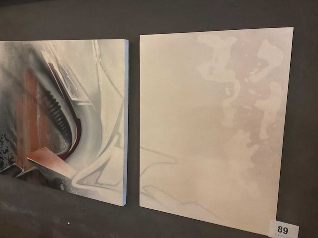 Schilderij (grafitti) (2x) - afbeelding 1 van  3