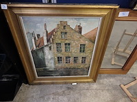 Schilderij huis 89cmx79cm