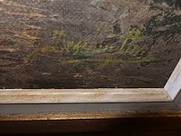 Schilderij huis 89cmx79cm - afbeelding 3 van  3