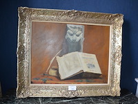 Schilderij in kader afm. 90x80