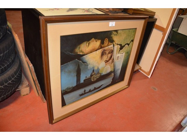 Schilderij in kader paul van winge 115x100 cm - afbeelding 2 van  8