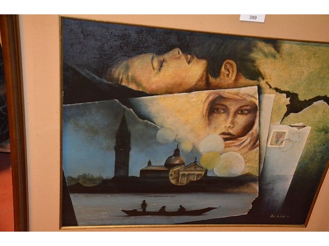 Schilderij in kader paul van winge 115x100 cm - afbeelding 3 van  8