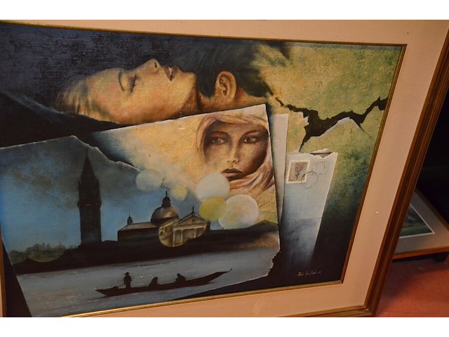Schilderij in kader paul van winge 115x100 cm - afbeelding 6 van  8