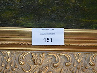 Schilderij in koperkleurige kader landschap afm. 130x80 - afbeelding 7 van  7