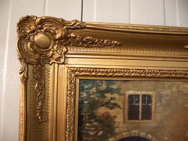 Schilderij in vergulde lijst - afbeelding 4 van  4