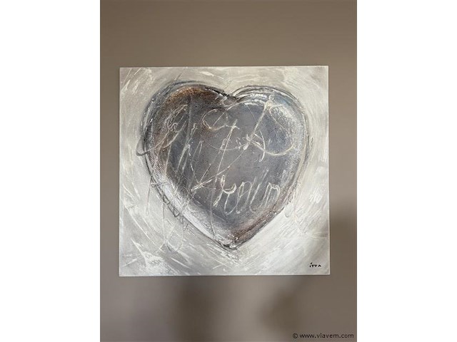Schilderij itta 90x90cm - afbeelding 2 van  2