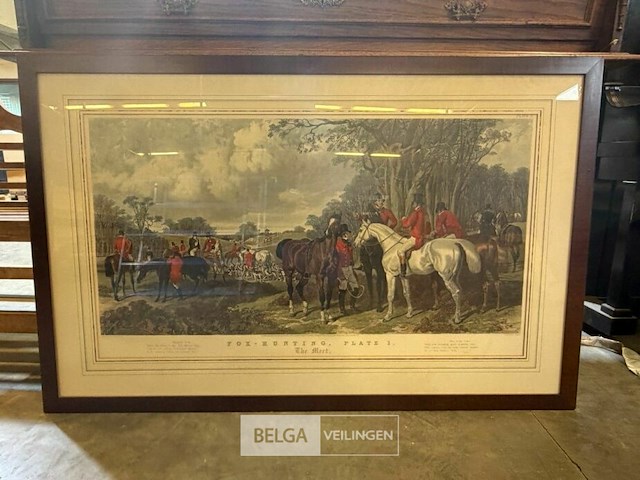 Schilderij jacht - afbeelding 1 van  2