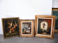 Schilderij jachttafereel (x3) - afbeelding 1 van  12