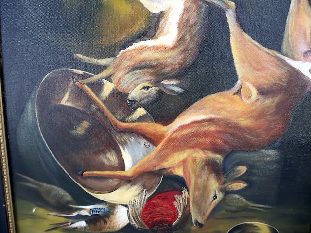 Schilderij jachttafereel (x3) - afbeelding 6 van  12