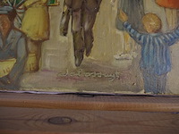 Schilderij kerkplein - afbeelding 2 van  2